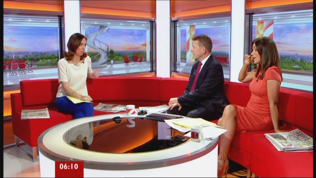 How tall is Ben Thompson on BBC Breakfast?